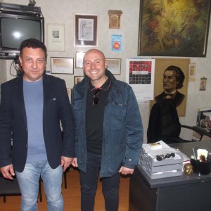 L'ex ministro moldavo Boris Focsa e il Presidente di PT Group Salute Paolo Trotta